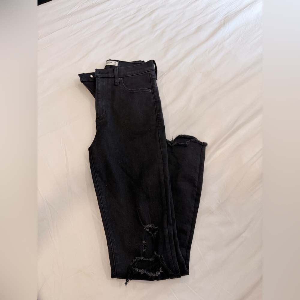 Abercrombie & Fitch Black High Rise Jeans
